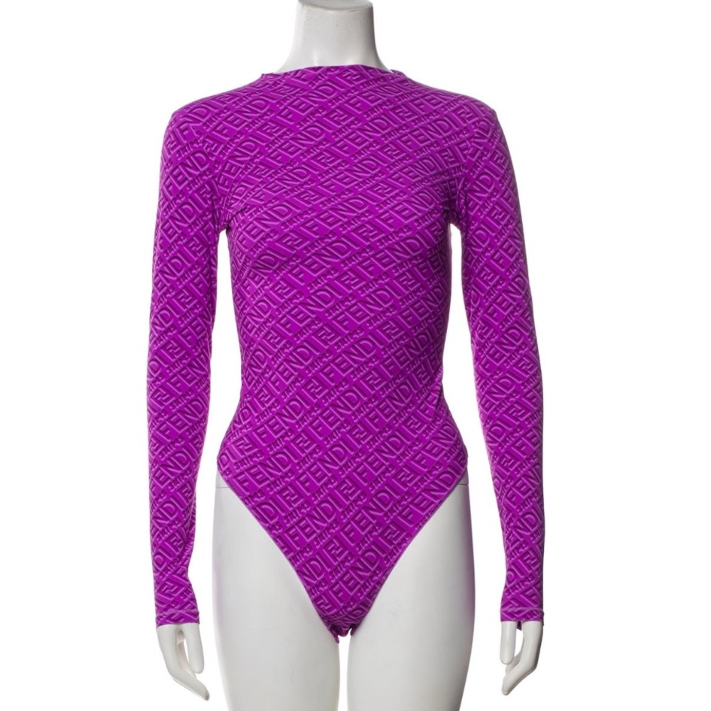 Fendi x Skims NWT Mock Neck Bodysuit